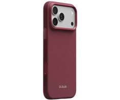 Dėklas PITAKA Summa Case, skirtas iPhone 18 Pro Max / 17 Pro Max, bordo spalvos