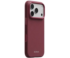 Dėklas PITAKA Summa Case, skirtas iPhone 18 Pro / 17 Pro, bordo spalvos