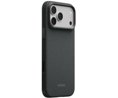 PITAKA Summa dėklas, skirtas iPhone 18 Pro Max / 17 Pro Max, juodas-pilkas