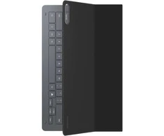 Samsung Galaxy Tab S11 Ultra knyginis dėklas su klaviatūra, plonas, juodas