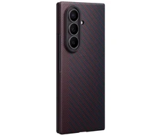 Dėklas KF976SRE Carbon Magnet Samsung Galaxy Fold 8 Ultra, Raudona