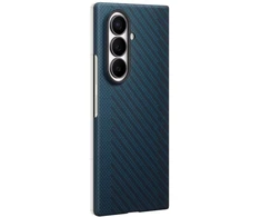 Dėklas KF976SNE Carbon Magnet Samsung Galaxy Fold 8 Ultra, Navy