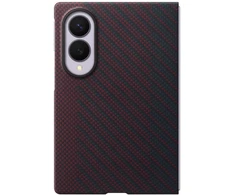 Dėklas KF971SRE Carbon Magnet Samsung Galaxy Fold 8, Raudona