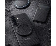 Dėklas KS947SN Carbon Magnet Case Samsung Galaxy S26 Plus, Juodas
