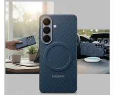 Dėklas KS947SC Carbon Magnet Case Samsung Galaxy S26 Plus, Mėlyna Violet