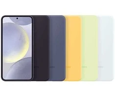 Dėklas Samsung Galaxy S24+ silikoninis dangtelis Geltona