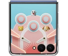 Dėklas ZF766CTEGWW Flipsuit Samsung Galaxy Flip7, Transparent