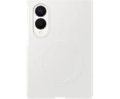 Dėklas EF971CWE Silicone Magnet Samsung Galaxy Fold 8, Baltas