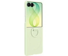 Dėklas EF776CGE Silicone Ring Magnet Samsung Galaxy Flip 8, Žalias