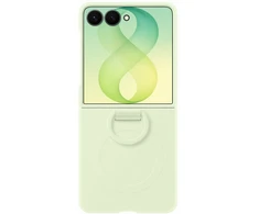 Dėklas EF776CGE Silicone Ring Magnet Samsung Galaxy Flip 8, Žalias