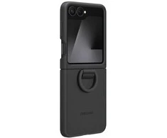 PF741TBEGWW Silikoninis dėklas Samsung Galaxy Flip7 FE, Juodas