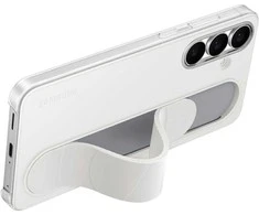 EF-GS731CWE Samsung Standing Grip dėklas skirtas Galaxy S25 FE baltos spalvos