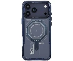 Dėklas Skinarma Magma do iPhone 17 Pro Magnetic Charging mėlyna
