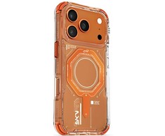 Skinarma Magma Dėklas Apple iPhone 17 Pro Magnetic Charging Oranžinis
