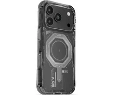 Skinarma Magma dėklas skirtas Apple iPhone 17 Pro Magnetic Charging Graphite