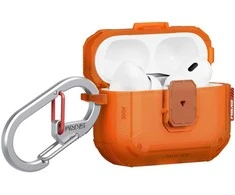 Dėklas Skinarma Mecha LE do AirPods Pro 3 oranžinė