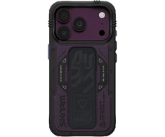 Dėklas Case Skinarma Phantom MagSafe + Grip Stand for iPhone 18 Pro / 17 Pro burgundy