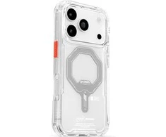 Skinarma Saido dėklas skirtas Apple iPhone 17 Pro Magnetic Charging skaidrus