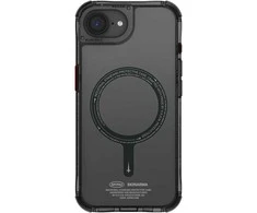 Dėklas Skinarma Saido MagSafe skirtas Apple iPhone 16e juodos spalvos
