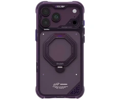 Dėklas Case Skinarma Saturn MagSafe + Rotating Kick Stand do iPhone 18 Pro Max / 17 Pro Max Burgundy