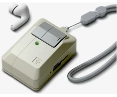Dėklas „Spigen Classic LS“, akmens spalvos – „Apple AirPods Pro 3“
