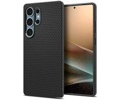Spigen Liquid Air Samsung Galaxy S25 Ultra – dėklas telefonui juodos spalvos