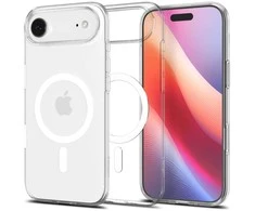 Spigen Liquid Crystal MagSafe dėklas skirtas Apple iPhone 17 Air – skaidrus and baltos spalvos