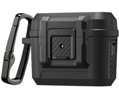 Dėklas Spigen Lock Fit, matte juodas - AirPods Pro 3