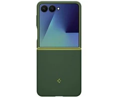 Spigen Nano Pop MagSafe dėklas skirtas Samsung Galaxy Z Flip 7 – žalios spalvos