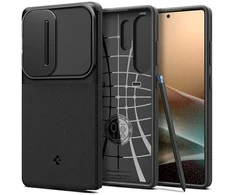 Dėklas Spigen Optik Armor Galaxy S25 Ultra juodas