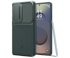 Spigen Optik Armor dėklas skirtas Samsung Galaxy S25 Ultra – žalios spalvos