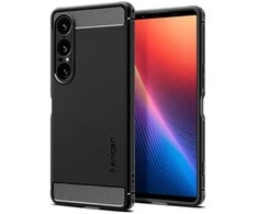 „Spigen Rugged Armor“ dėklas, skirtas „Sony Xperia 1 VII“ - matinis juodas