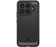 Dėklas Spigen Rugged Armor, matte juodas - Xiaomi 15T Pro