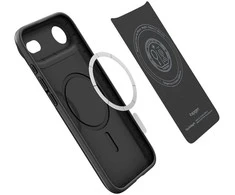 Spigen Thin Fit MagSafe dėklas skirtas Apple iPhone 17 Air – juodos spalvos