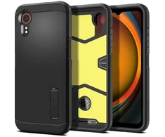 Dėklas Spigen Tough Armor skirtas Samsung Galaxy XCover 7 Pro juodos spalvos