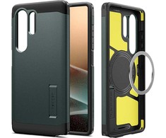 Spigen Tough Armor MagSafe - dėklas skirtas Samsung Galaxy S25 Ultra Abyss Žalias