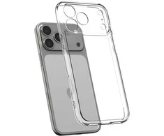 Spigen Ultra Hybrid dėklas skirtas Apple iPhone 17 Pro – skaidrus