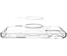 Spigen Ultra Hybrid MagSafe dėklas skirtas Apple iPhone 17 Pro – baltos spalvos