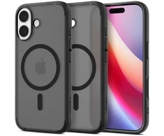 Spigen Ultra Hybrid MagSafe dėklas skirtas Apple iPhone 17 – juodos spalvos