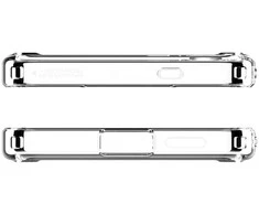 Spigen Ultra Hybrid Mag MagSafe – dėklas skirtas Samsung Galaxy S25+ Clear / Baltas