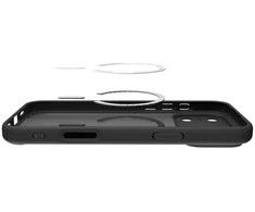 Spigen Ultra Hybrid MagSafe dėklas skirtas Apple iPhone 17 Pro – juodos spalvos