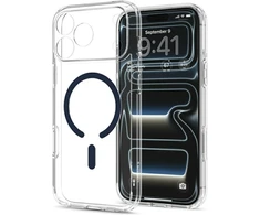 Spigen Ultra Hybrid MagSafe dėklas iPhone 18 Pro / 17 Pro - skaidrus tamsiai mėlynas