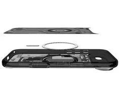 Spigen Ultra Hybrid MagSafe dėklas skirtas Apple iPhone 17 Air Zero One – juodos spalvos