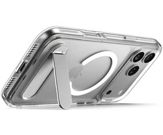 Spigen Ultra Hybrid "S" MagSafe dėklas skirtas Apple iPhone 17 Pro – skaidrus and baltos spalvos