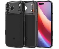 Spigen Ultra Hybrid „T” MagSafe dėklas skirtas Apple iPhone 17 Pro – matinis juodos spalvos