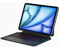 Dėklas Typecase Edge Pro su klaviatūra do iPad Pro 11" M4 2024 / M5 2025 juoda