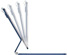 „Typecase Edge“ dėklas iPad Air 13" M2 2024 / M3 2025 / M4 2026 mėlynas pacyfik