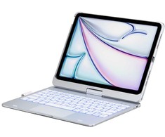 Typecase Flexbook Touch do iPad Pro 11" M4 2024 / M5 2025 sidabrinė