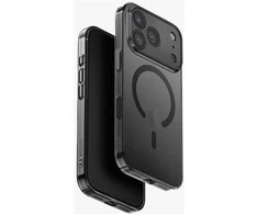 UNIQ Airsuit dėklas skirtas Apple iPhone 17 Pro Magclick Charging juodos spalvos