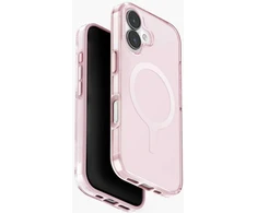 UNIQ Clario dėklas skirtas Apple iPhone 17 Magclick Charging rožinės spalvos